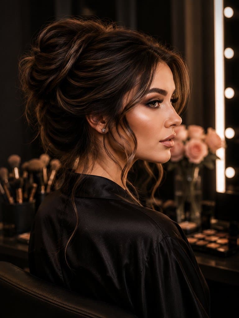 Make-up profesional cu look glam, Luna Beauty